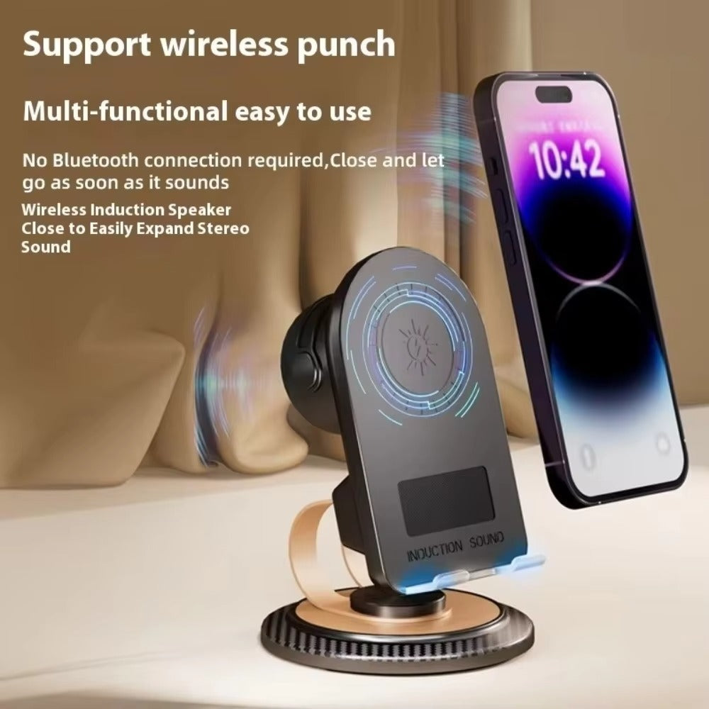 3-in-1 Bluetooth Speaker with Mobile Holder